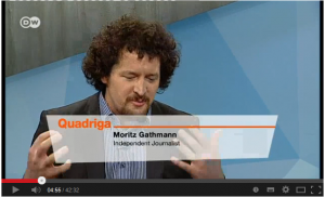 Talkshow “Quadriga” on Ukraine protests (December 2013, Deutsche Welle)